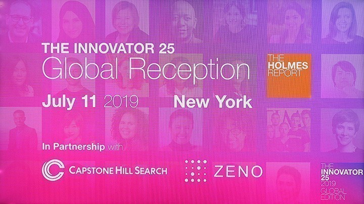 Holmes Innovator 25 Global Reception